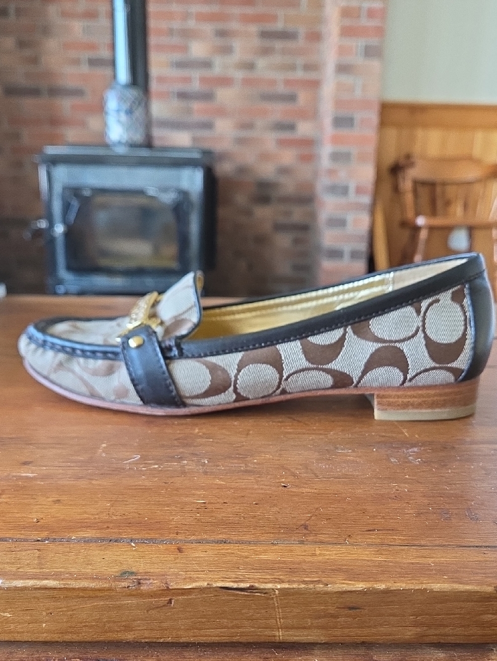 Coach Eileen Heeled Flats Size 7.5 - Picture 8 of 11